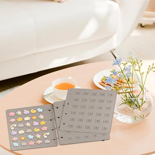 Miniatura 5 de Carpeta de exhibición de alfileres, libro de exhibición de pines esmaltados, organizador de dijes para zapatos con 180 agujeros, soporte de