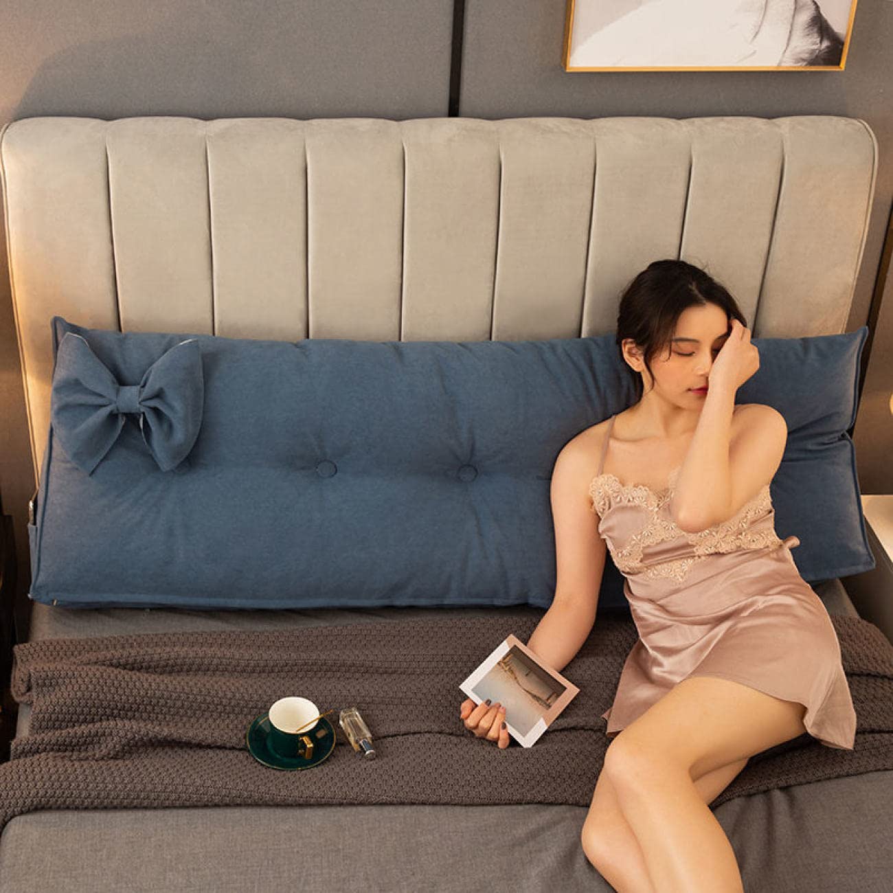 背もたれ クッション ベッド 三角 背もたれクッション 80*50*20cm~ Amazon｜背もたれ クッション 三角クッション ベッド タイプ9 大きい