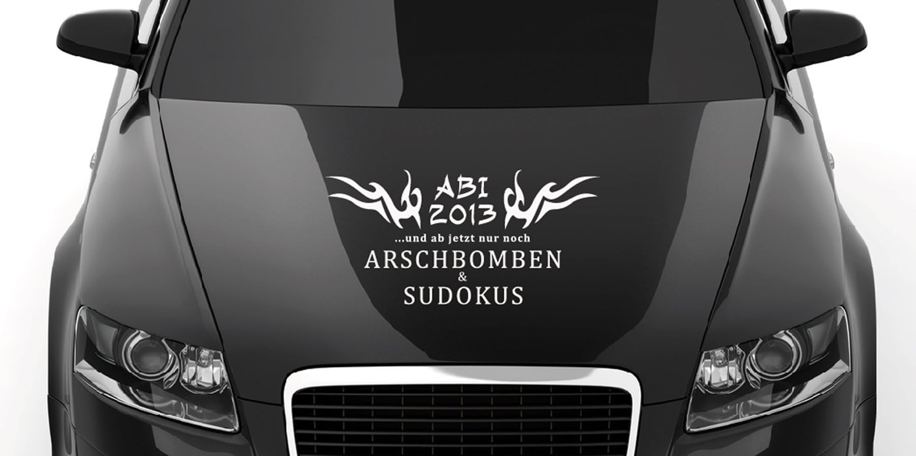 DD DOTZLER Design Car Sticker Abi 2015 – Arsch Bombs and Sudoku – Special Day Car Sticker Abitur 2013 Tribal Tattoo For Ca 58 x 29 cm