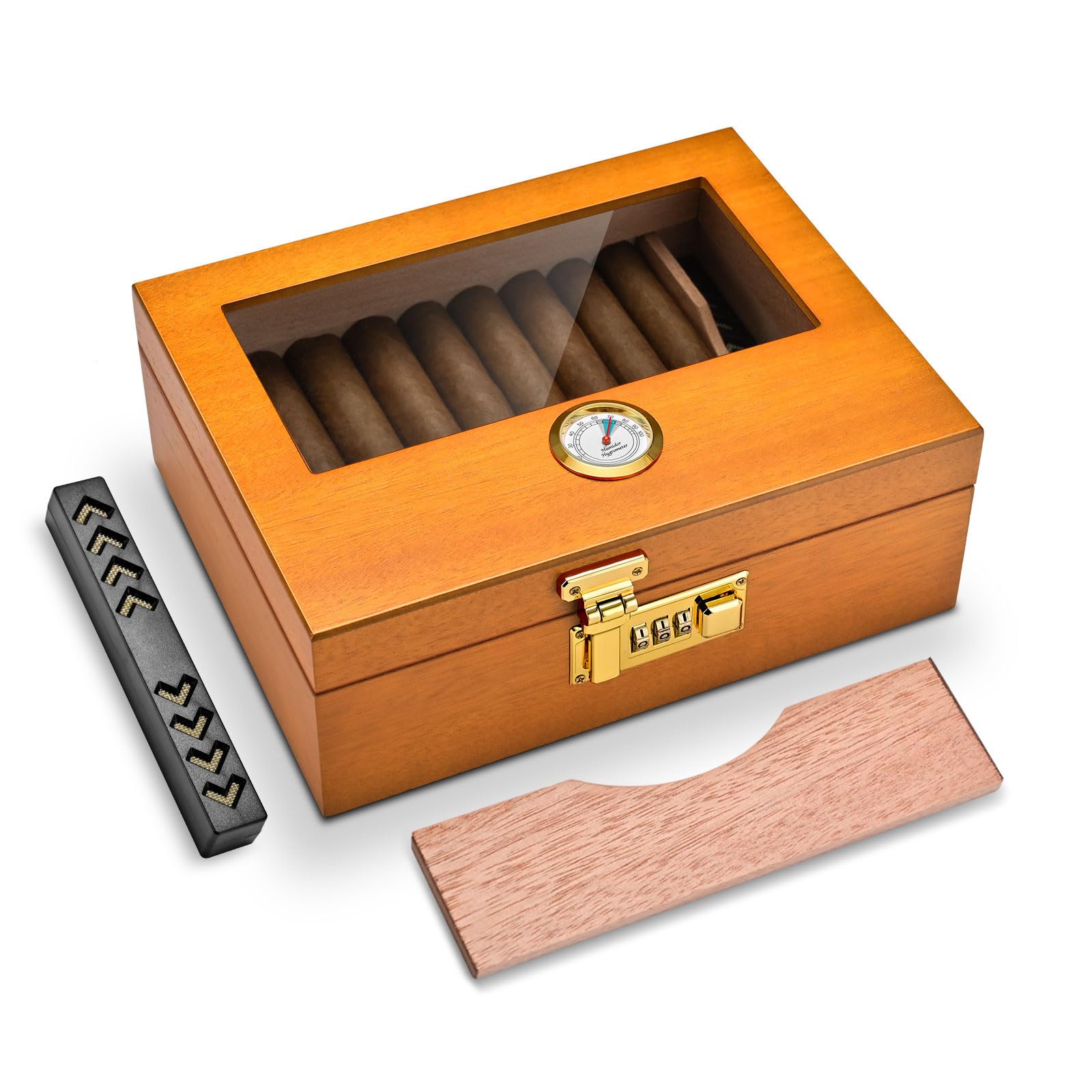 Cave à cigares CIGARLOONG, protégez vos cigares du dessèchement grâce au cèdre et à la serrure