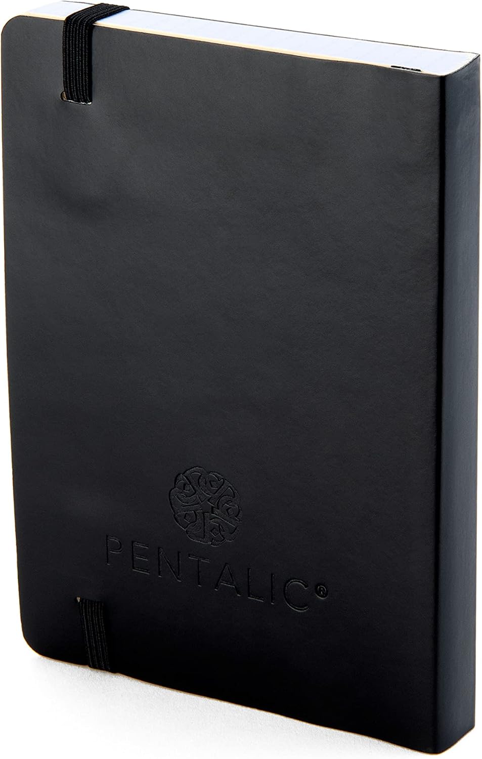 Pentalic 4" x 6" Pocket Grid Traveler Journal, 160 Pages, Black
