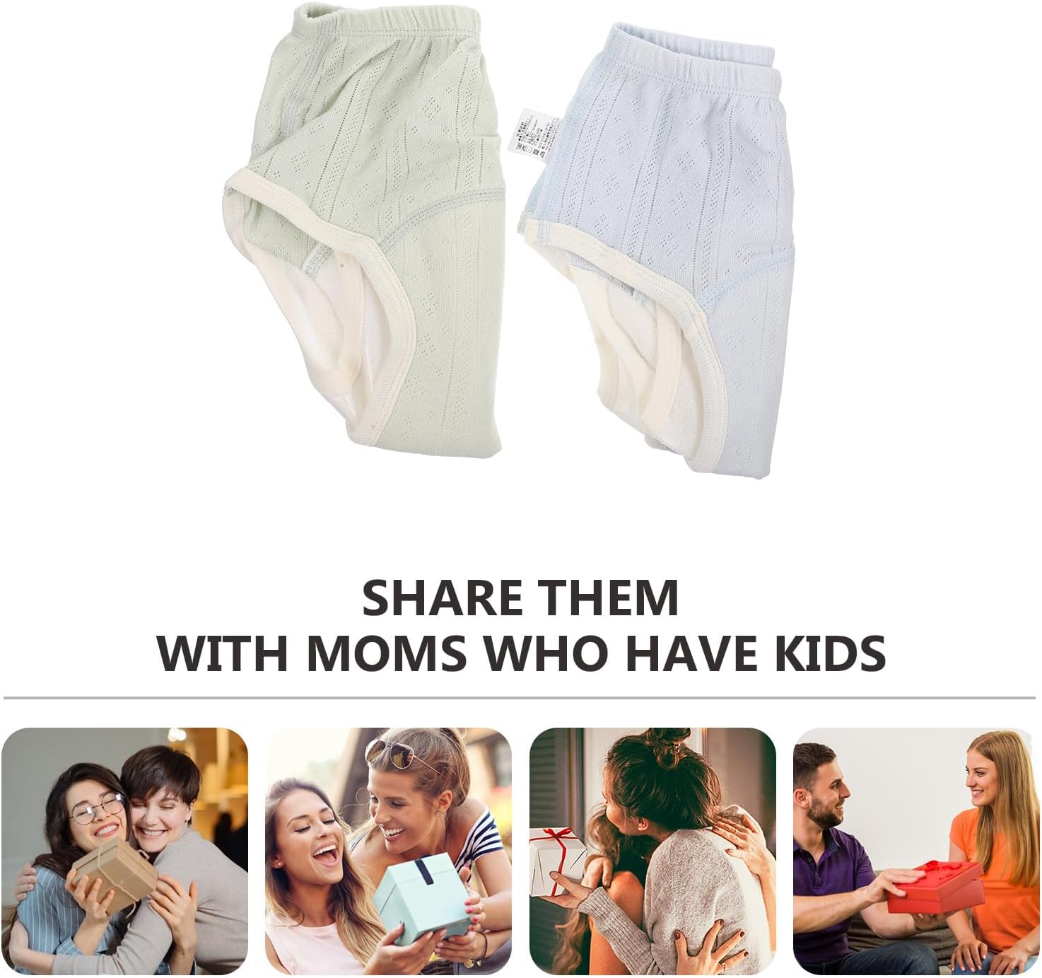 2pcs Training Pants Breathable Cotton Potty Training Underwear with Waterproof Layer for Boys and Size 100