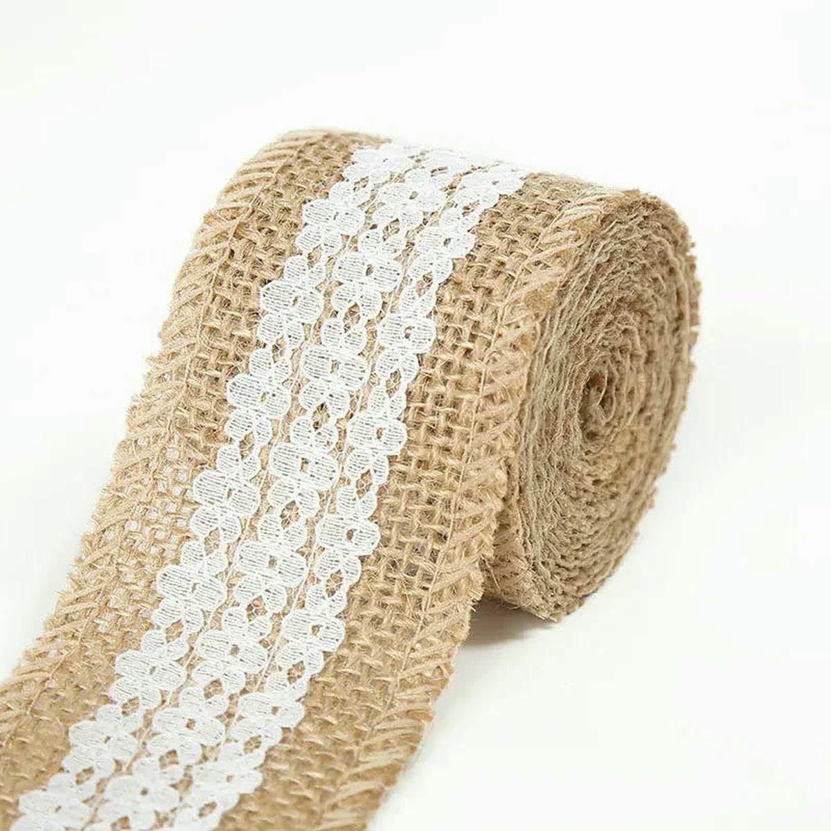 Jute Burlap Ribbon, Jute Burlap Ribbons Multicolor 5cm x 1 meter