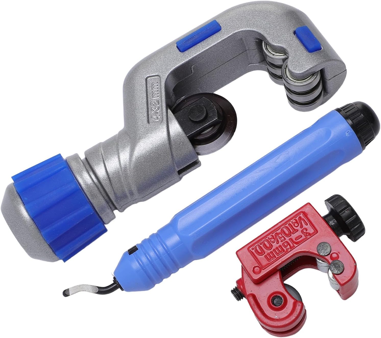 Tubing Cutter Set Precise Cutting High Strength Metal 3/16in to 2in Tube Cutter for Most Hydraulic Braking Systems and Transmission Systems
