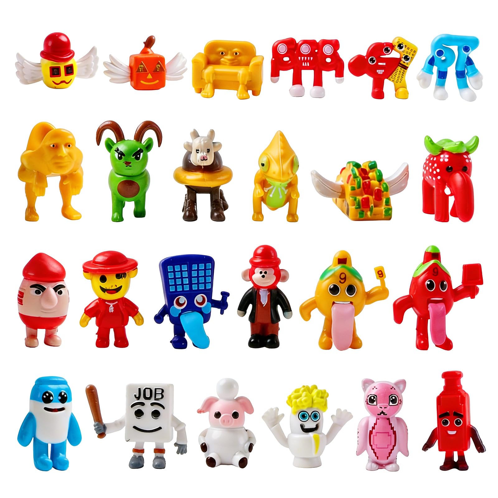 Amazon.com: HANJIEJIE 24Pcs Steal a Brainrot Toys Action Figure