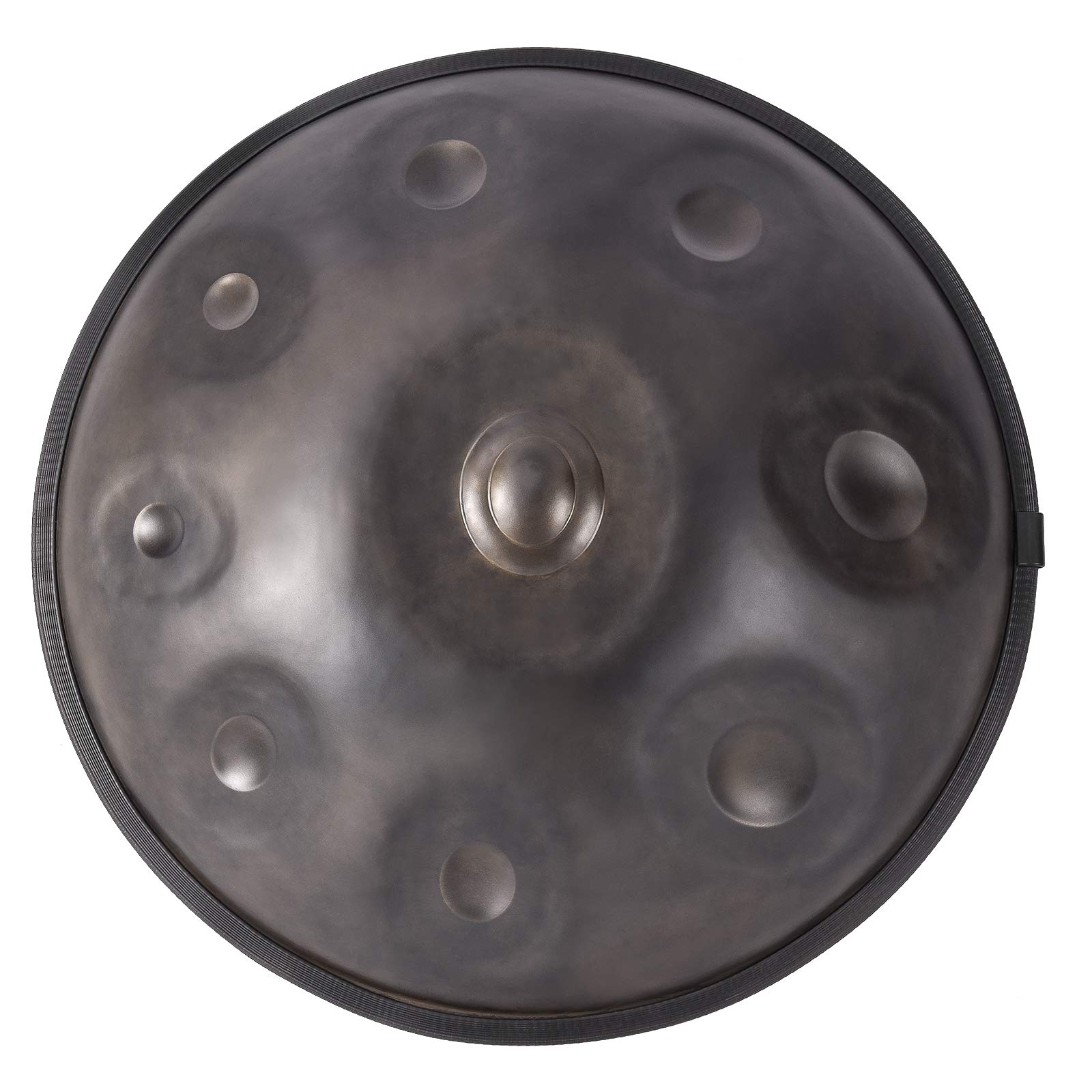 Handpan Steel Hand Drum In D Minor 9 Notes 22 inches(56 cm) Brozne Surface With Soft Hand Pan Bag (d
