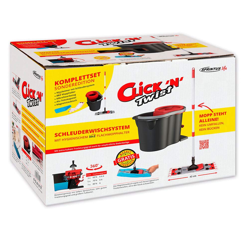 Sprintus Click 'n' Twist Wringer centrifugado de Juego completo, 1)