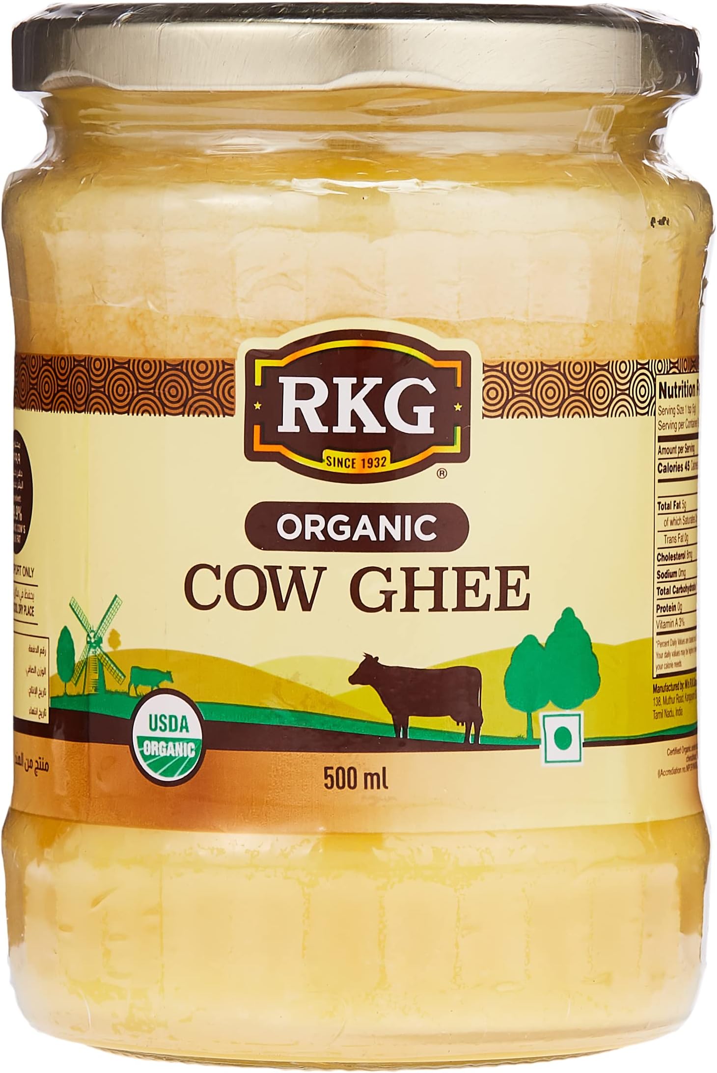 Organic Ghee 500ml