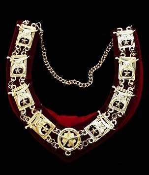 Shriners Officers Masonic Freemason Collar