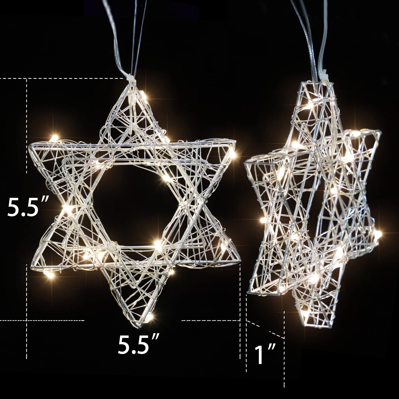 Amazon.co.jp: Impress Life ダビデの星 吊り下げオーナメント