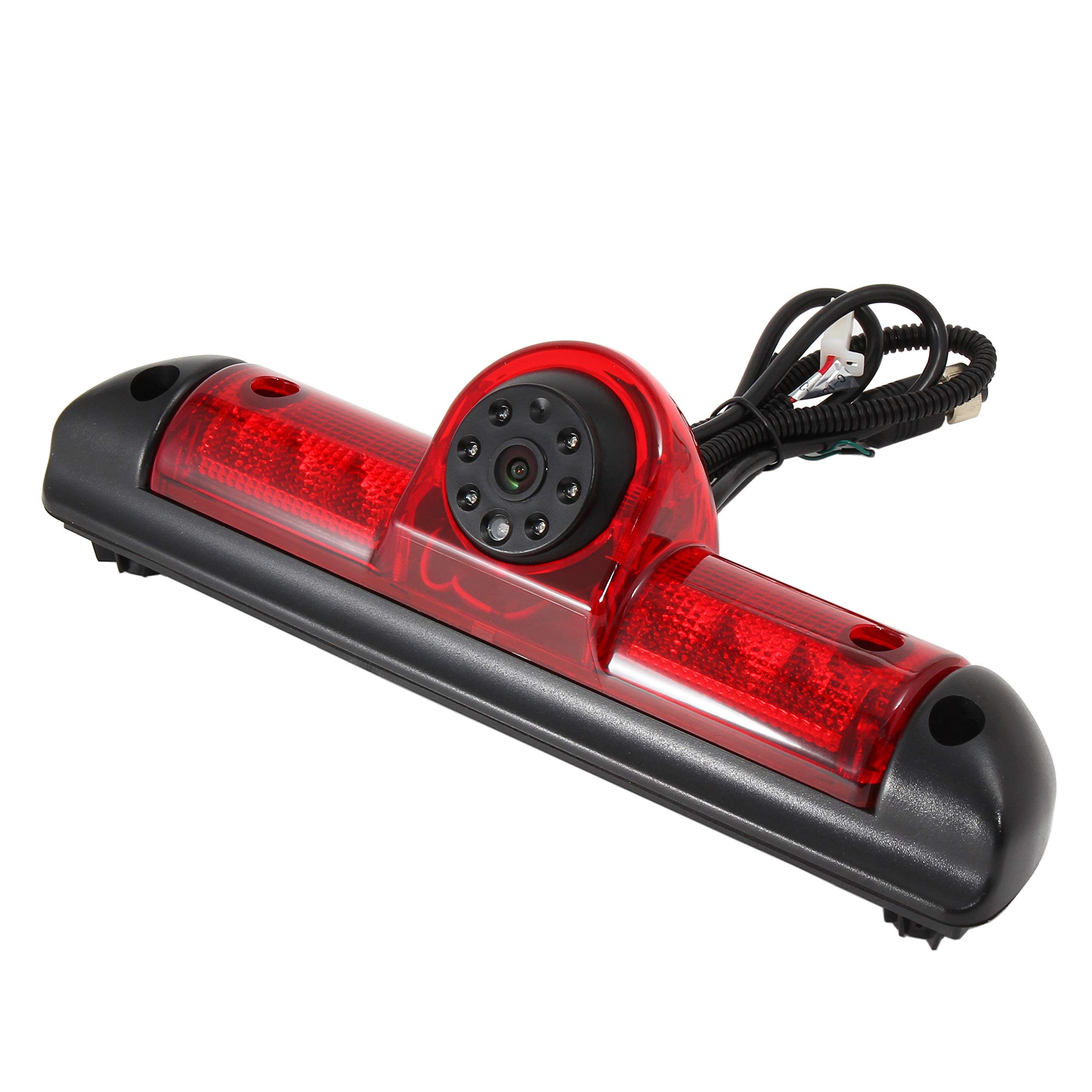 RED WOLF Auto Rückfahrkamera für 2006-2020 FIAT Ducato Citroen Jumper Peugeot Boxer Van der Drittes Bremslichtkamera 3rd Dach Bremslicht Autokamera