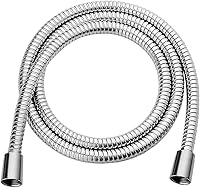 Vista 17 de Manguera de ducha BRIGHT SHOWERS para cabezales de ducha de mano, manguera de ducha de mano de acero inoxidable de 59 pulgadas, pieza de repuesto