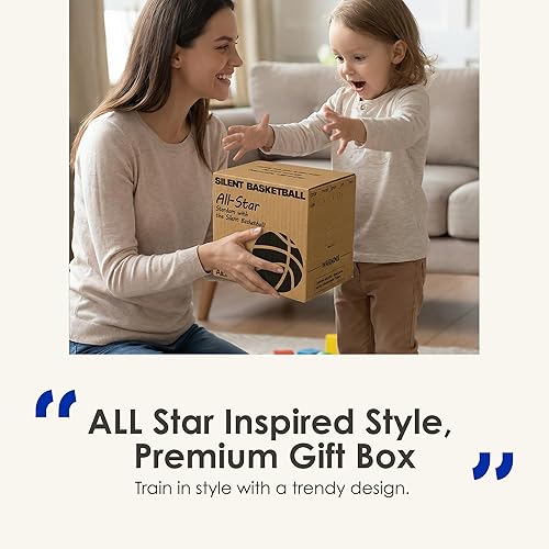 Miniatura 8 de Baloncesto silencioso con peso, baloncesto sin aire de espuma suave, rebote alto, pelota de entrenamiento sin ruido, embalaje de regalo, seguro para