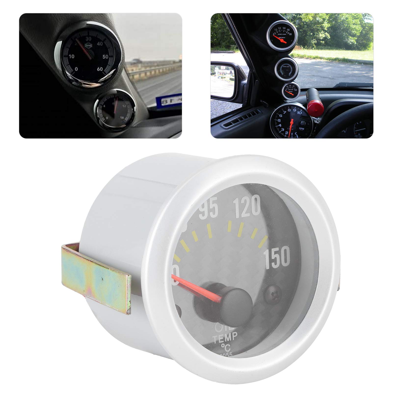 Amazon.co.jp: 油温計 1/8インチ NPT 52mm 50-150℃ 12V 水温計