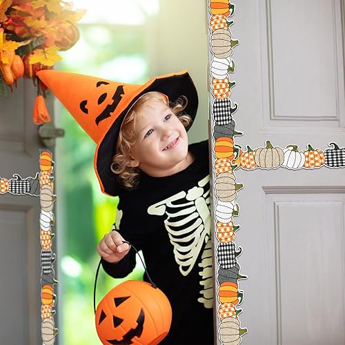 Vista 12 de Spiareal Tablero de anuncios con borde de muñeco de nieve de 68.9 pies, borde de flores, playa, sol, eucalipto, bandera de pata, sombrero de globo