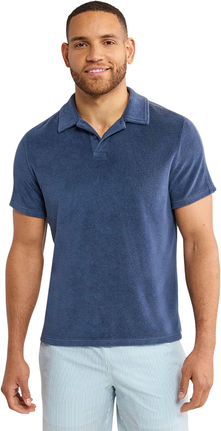 Fair Harbor The Ravello Terry Polo –– Men's Everyday Polo –– Lightweight and Breathable Fabric