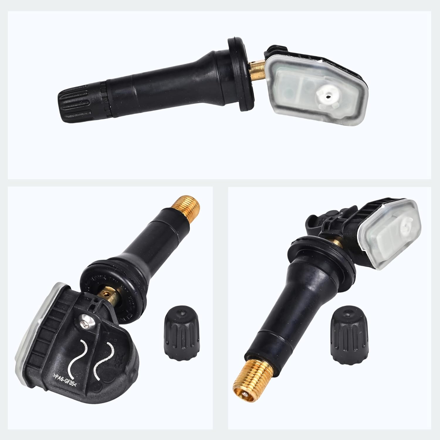 TPMS Tire Pressure Sensors 315MHz for Ford 2018-2024 Expedition 2015-2017 F-150 2017-2021 Fusion Lincoln MKC MKZ Navigator OE# HC3T-1A180-AB F2GZ-1A189-A GL3T-1A180-GA（4PCS）