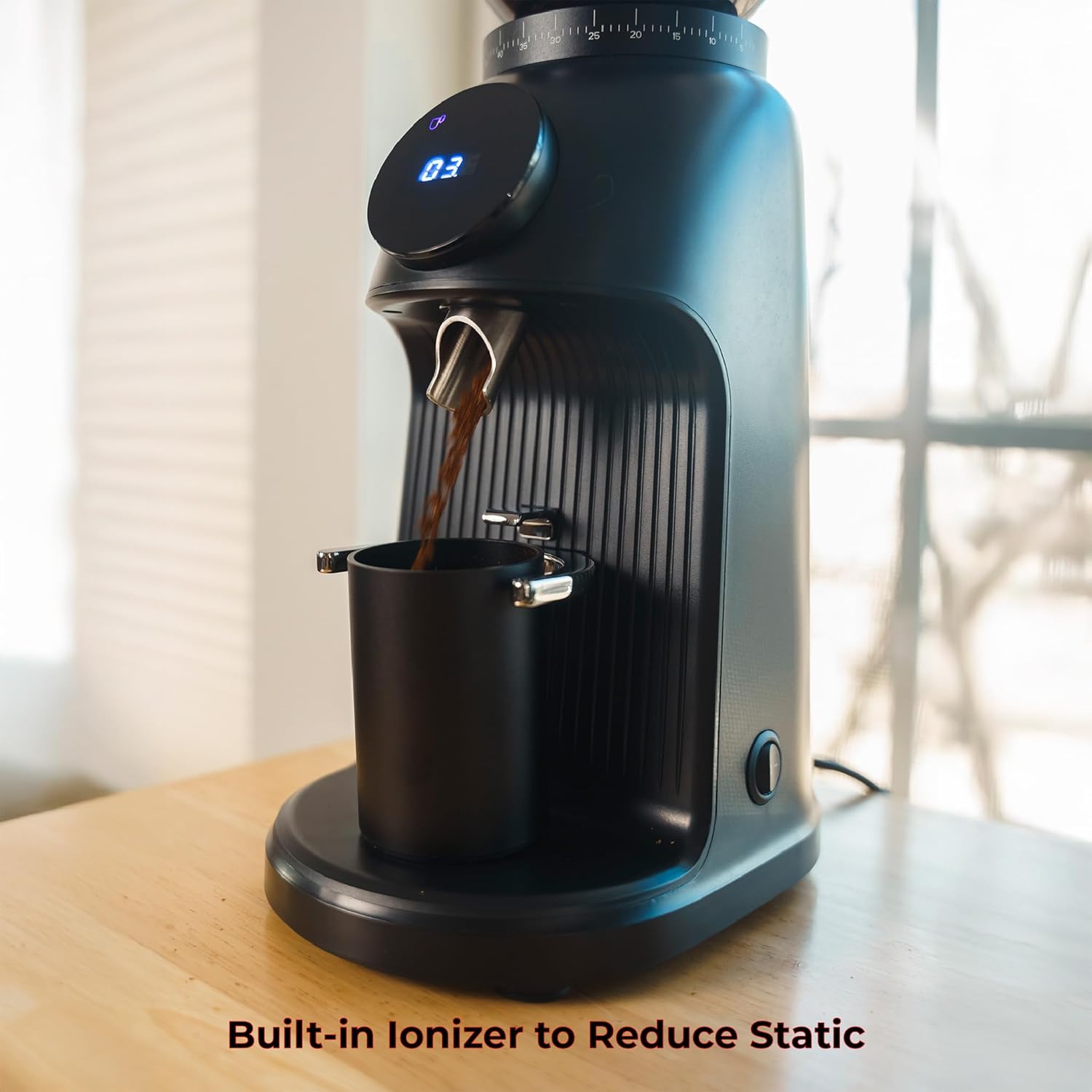 MiiCoffee GF64 Coffee Grinder (Black)