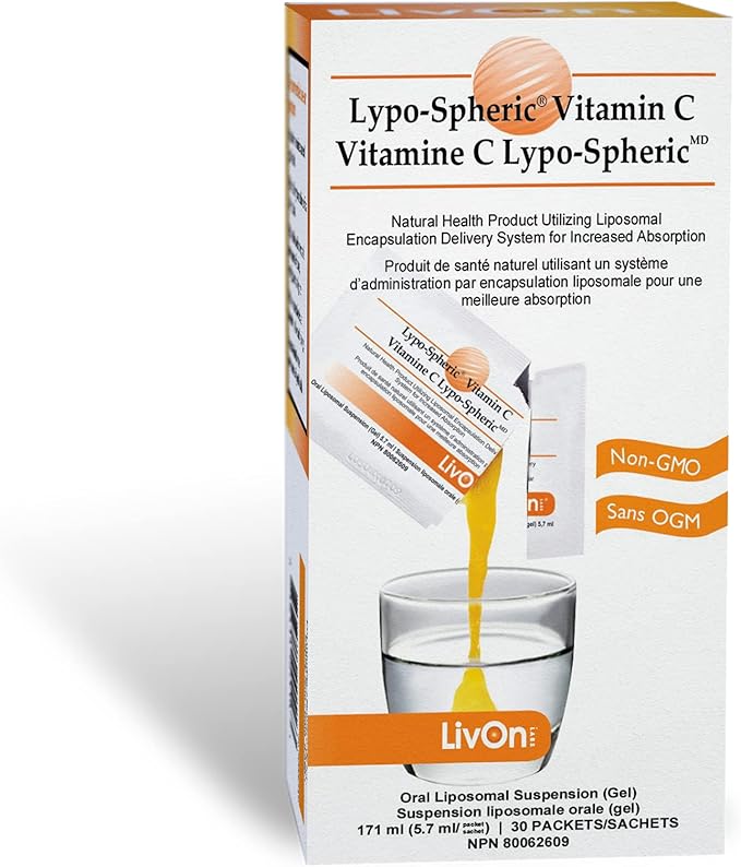 LypoSpheric Vitamin C 1 Carton (30 Packets) 1,000 mg Vitamin C