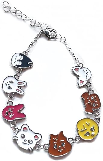 Stray Kids Merch, Stray Kids Bracelet, Stray Kids SKZOO Style Design, Kpop Jewellery, Stray Kids Gifts, Stray Kids Fan Item Colourful/B