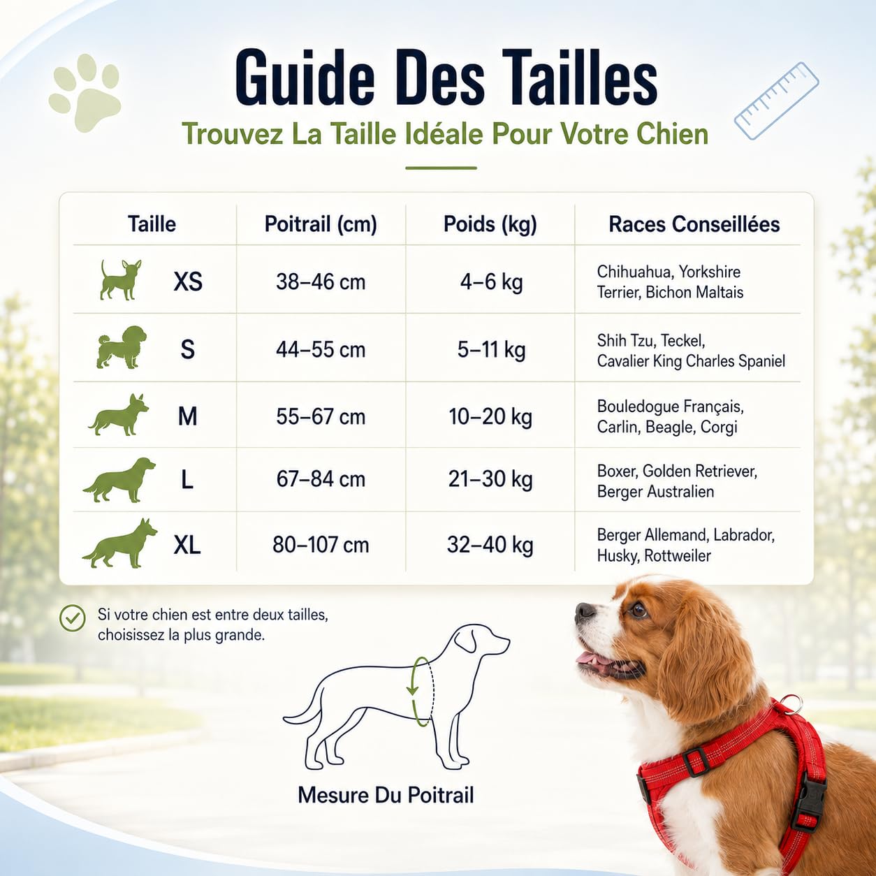 veltriofrance Harnais Chien Anti Traction Harnais Reglable Confort Poitrine Respirant Controle Marche Reflechissant pour Chiens (Vert,XL)