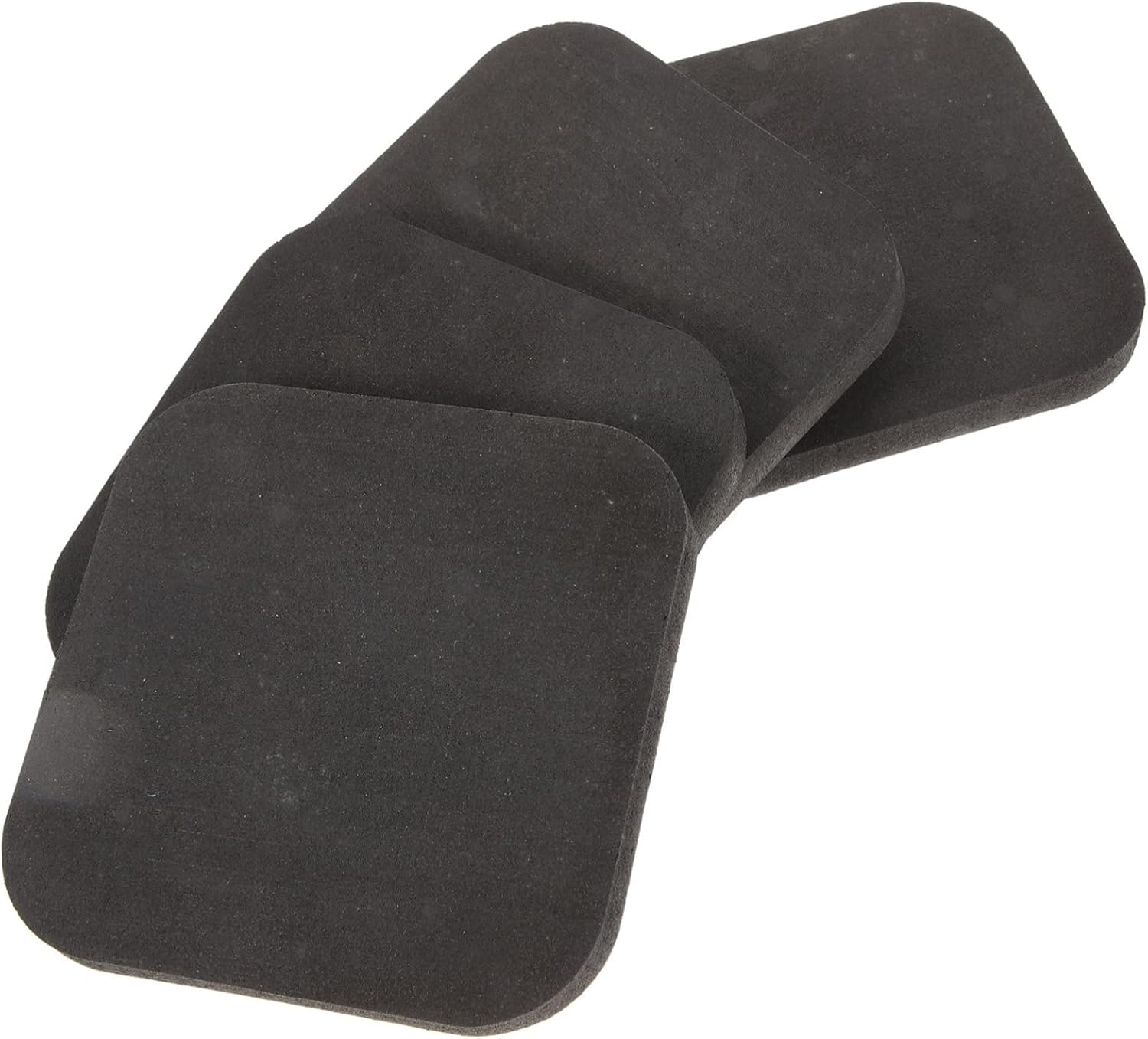 Milisten 4Pcs Rubber Treadmill Mats Shockproof Exercise Equipment Floor Protectors for Home Gym Noise Reduction Pads for Treadmills Drums and More