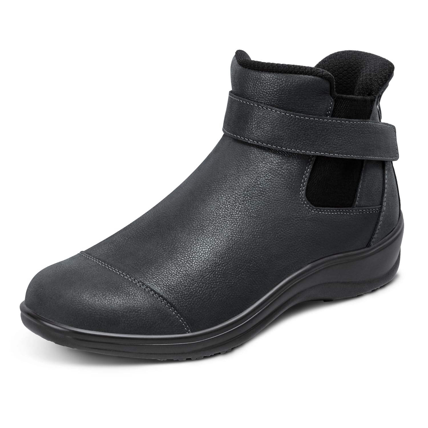 Orthofeet Damen Orthopädischer Hands-Free Blaire Stiefel zur Entlastung schmerzender Füße