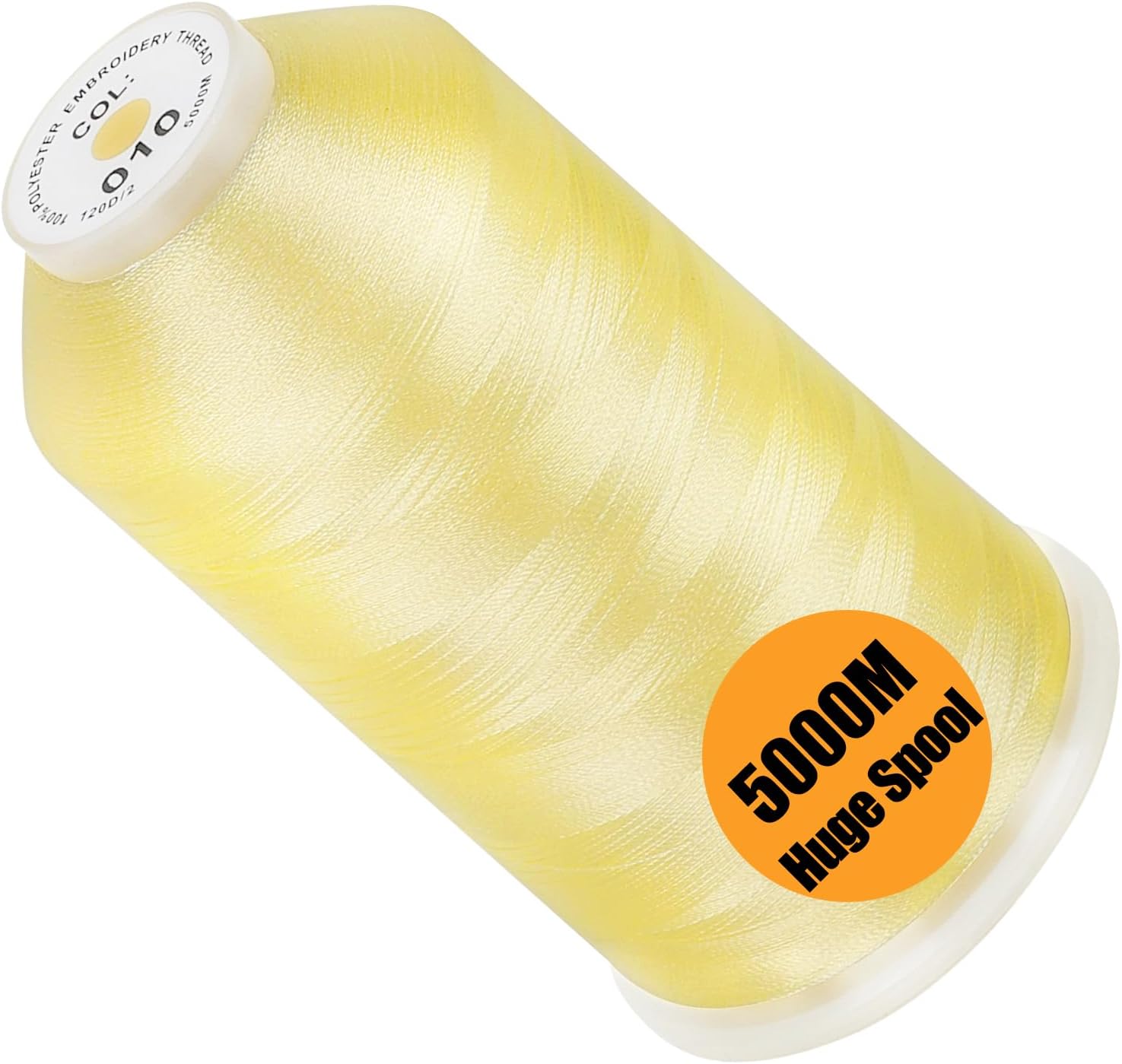 Amazon.com: New brothread - Single Huge Spool 5000M Each Polyester ...