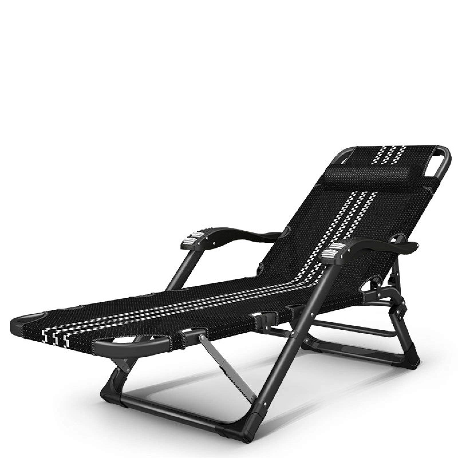 Chaise longue de plage pliante inclinable zéro gravité pour extérieur