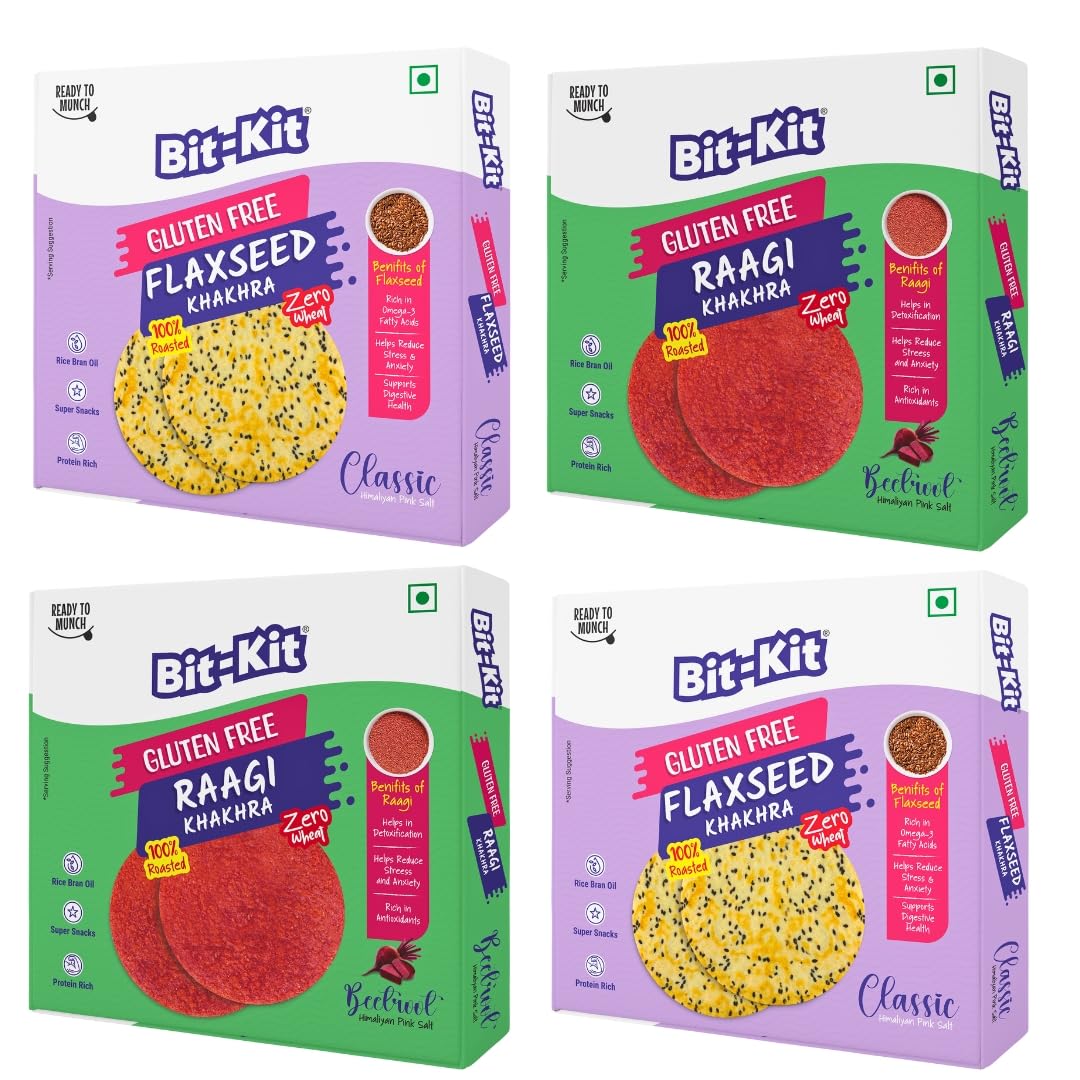 See full amazon price history chart for Bit Kit Gluten Free Flaxseed (Pack of 2) and Ragi Beetroot (Pack of 2) Regular Khakhra Combo | 100% Roasted Thins Low-Calorie Khakhra Snacks | Healthy Tea Time Snacks | Cholesterol-free Diet Khakhra - Pack of 4 Bit Kit Gluten Free Flaxseed (Pack of 2) and Ragi Beetroot (Pack of 2) Regular Khakhra Combo | 100% Roasted Thins Low-Calorie Khakhra Snacks | Healthy Tea Time Snacks | Cholesterol-free Diet Khakhra - Pack of 4 (B0CKLSPFP9) Amazon Price History, Amazon Price Tracker