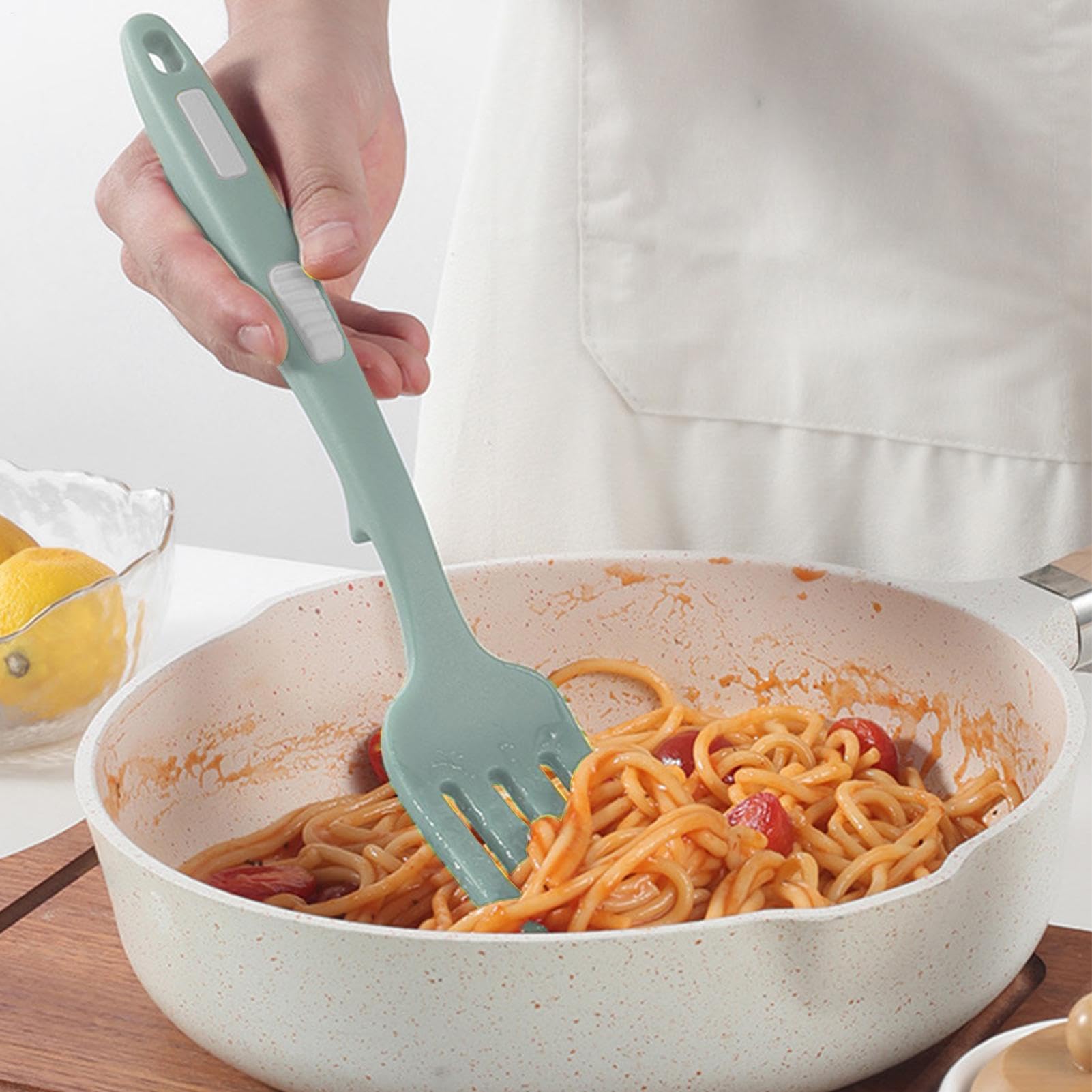 Tenedores grandes de silicona para cocinar, tenedores de silicona para cocinar – Herramientas de cocina multifunción de silicona, herramientas de cocción para uso alimentario para machacar, raspar
