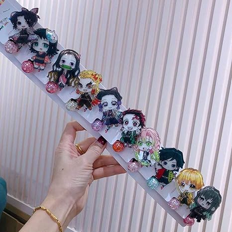 Amazon Co Jp Hyg 鬼滅の刃 ヘアゴム 竈門炭治郎 竈門禰豆子 我妻善逸 嘴平伊之助 冨岡 義勇 ヘアリング 人気漫画 アクリル 髪ゴム ヘアアクセサリー コスプレ 小物 萌えグッズ コスチューム道具 高校生 中学生 誕生日 プレゼント 10個セット おもちゃ