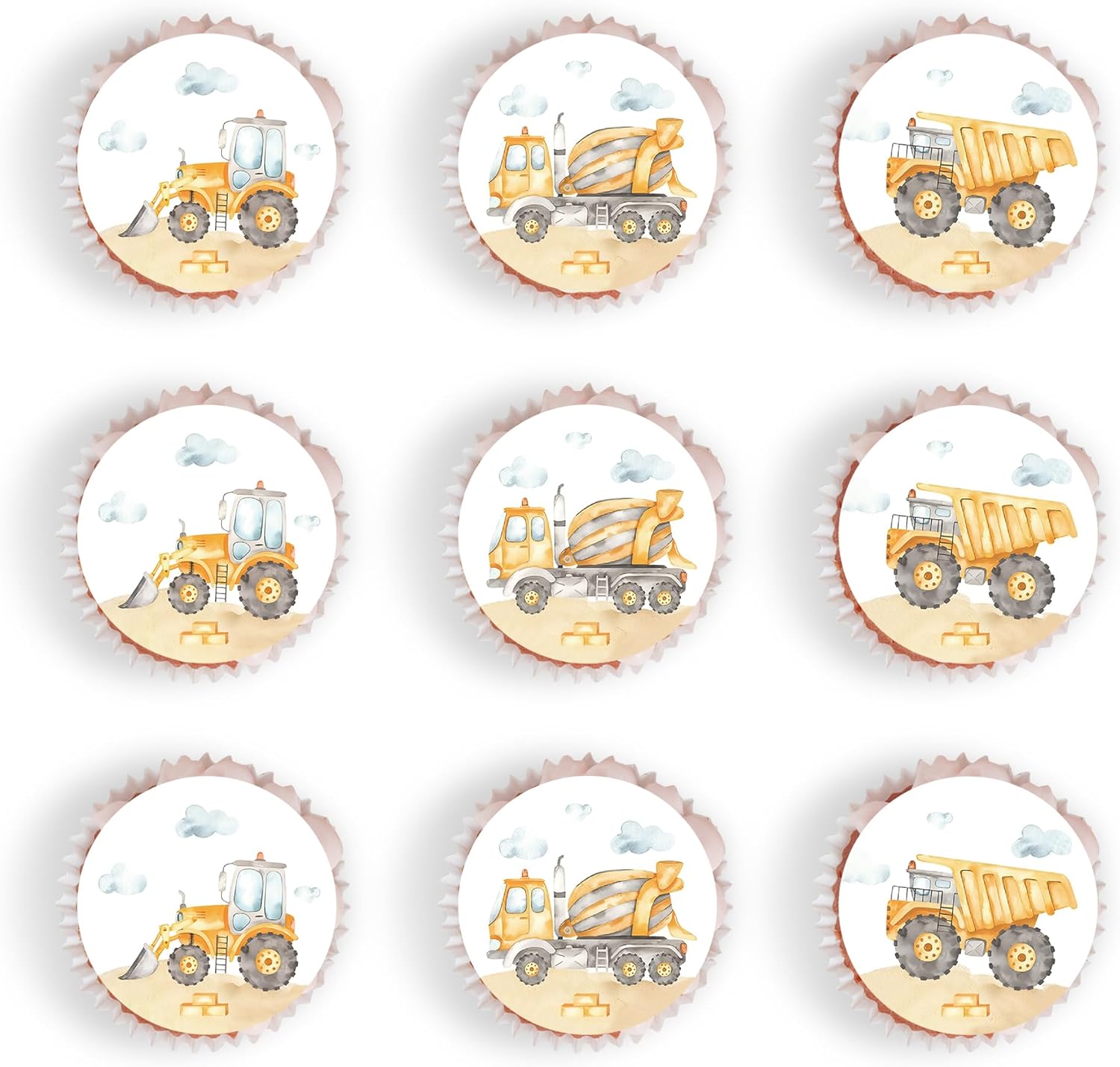 48PCS Edible Over The Hill Cupcake Toppers Wafer Paper Happy Retirement Party Cake Decorations Picks for Retirement Theme Farewell Birthday Party Supplies