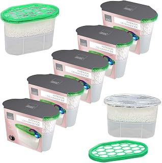 Pack of 12 Interior Dehumidifier | Condensation Remover | Interior Dehumidifier Condensation Remover | Damp Mould in Home Kitchen Wardrobe Bedroom Caravan Office Garage Bathroom Basement | Easy To Use