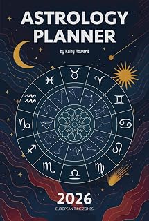 2026 Astrology Planner - UK & Europe: Monthly & Weekly Astrological Calendar with Lunar Cycles and Planetary Events (GMT/CET) - A5 size