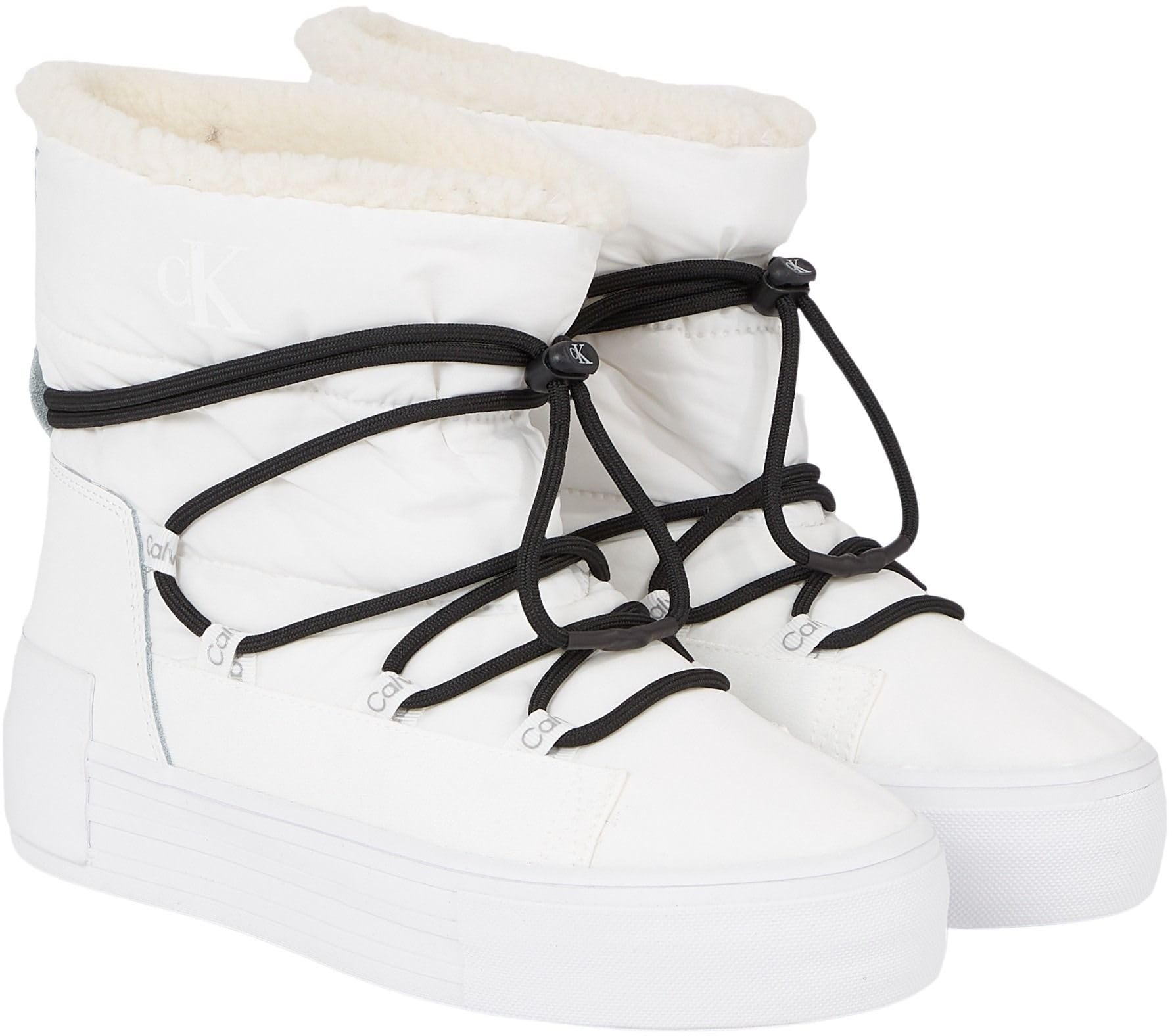 Calvin Klein Bold Vulc Flatf Snow Boot Wn Yw0yw01181, Zapatilla Vulcanizada Mujer