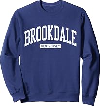 Brookdale New Jersey NJ JS03 College University Style Sweatshirt