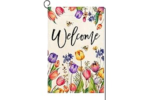 Baccessor Welcome Easter Garden Flag