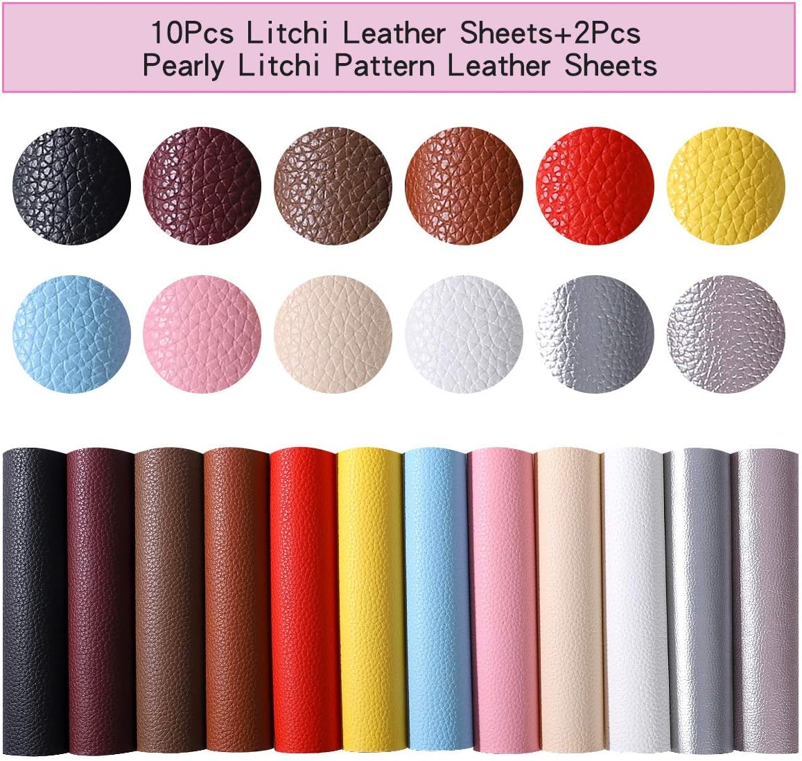 Faux Leather Bow Making Kit, Hair Bow Making Kit,Leather Bow Kit