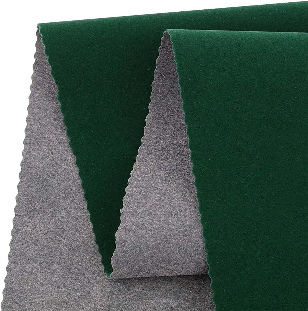 Self Adhesive Velvet Flock Backing Paper Liner for Jewelry Drawer Craft Fabric Peel and Stick Black - Image 3