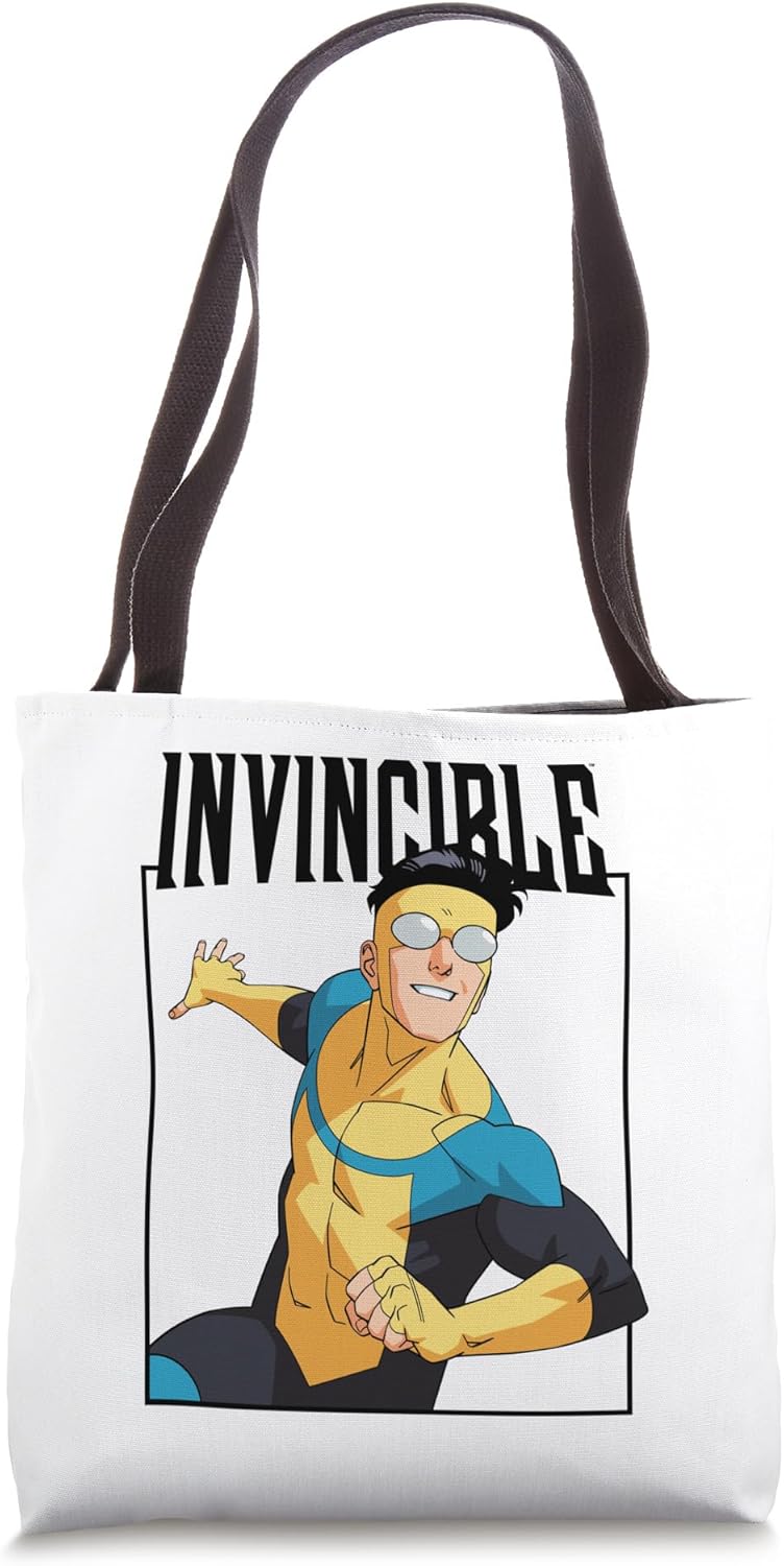 Amazon.com: INVINCIBLE CHARACTER LOGO Tote Bag : Clothing, Shoes & Jewelry