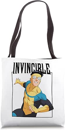 Amazon.com: INVINCIBLE CHARACTER LOGO Tote Bag : Clothing, Shoes & Jewelry