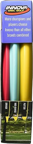 Miniatura 3 de Innova Disc Golf Set  Driver, Mid-Range & Putter, Comfortable DX Plastic, Colors May Vary (3 Pack)