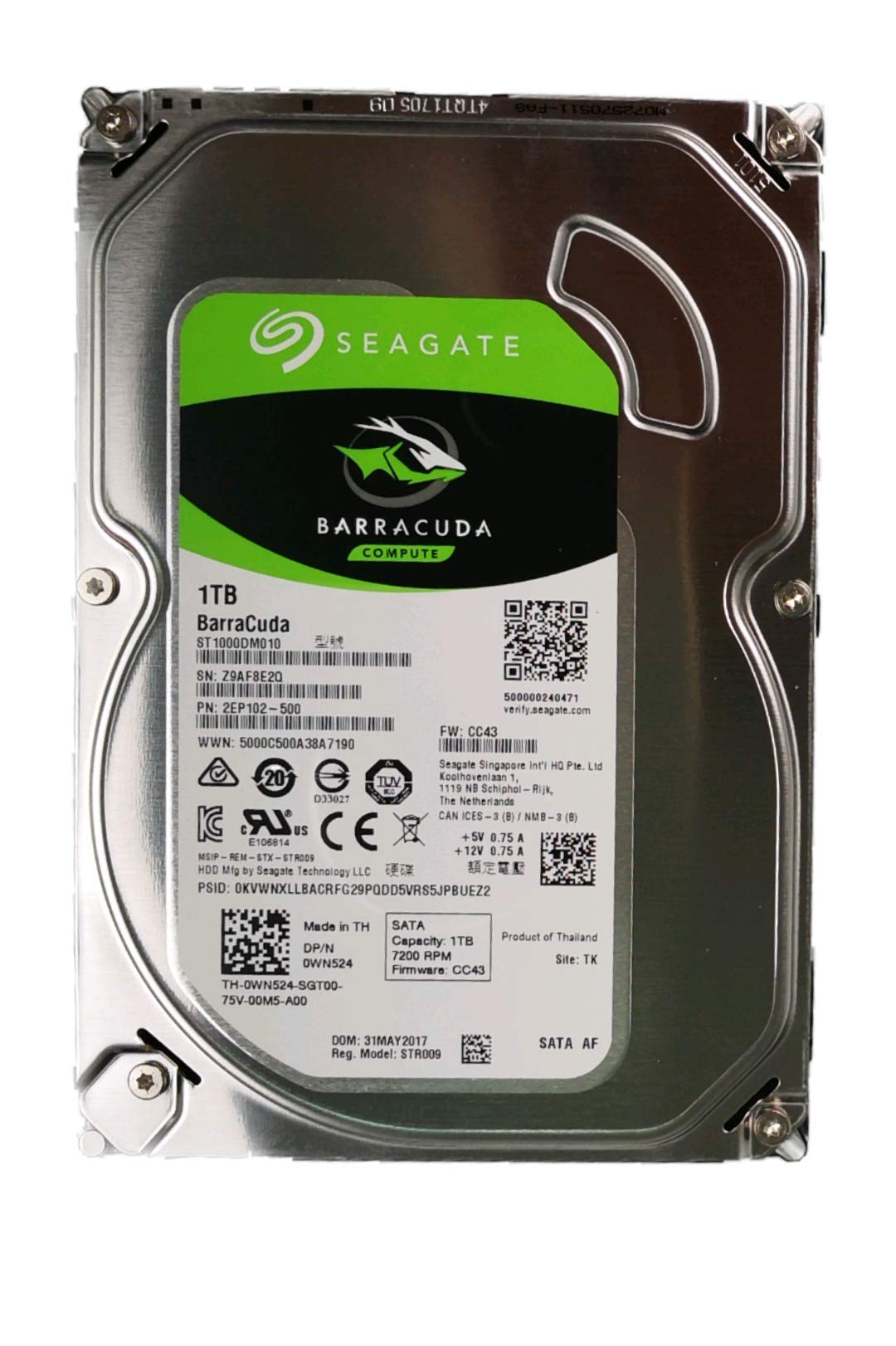 Dell HDD 1TB 7,2K 3,5 Inch WN524, 3.5