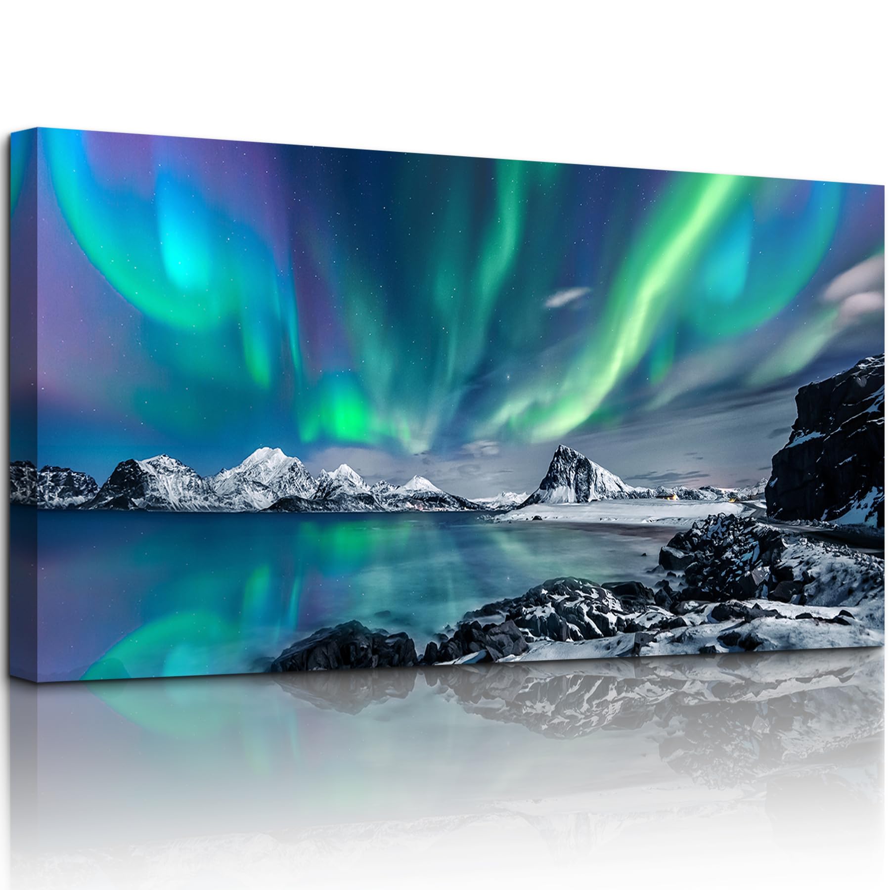 hyidecorart Paisaje Moderno Cuadros Decoracion Salon Dormitorios 50x100 cm | Diseños Exquisitos, Impresión HD, Fácil de Colgar, Tejido de Lienzo, Instalación Rápida, Para Muchas Habitaciones, Regalo
