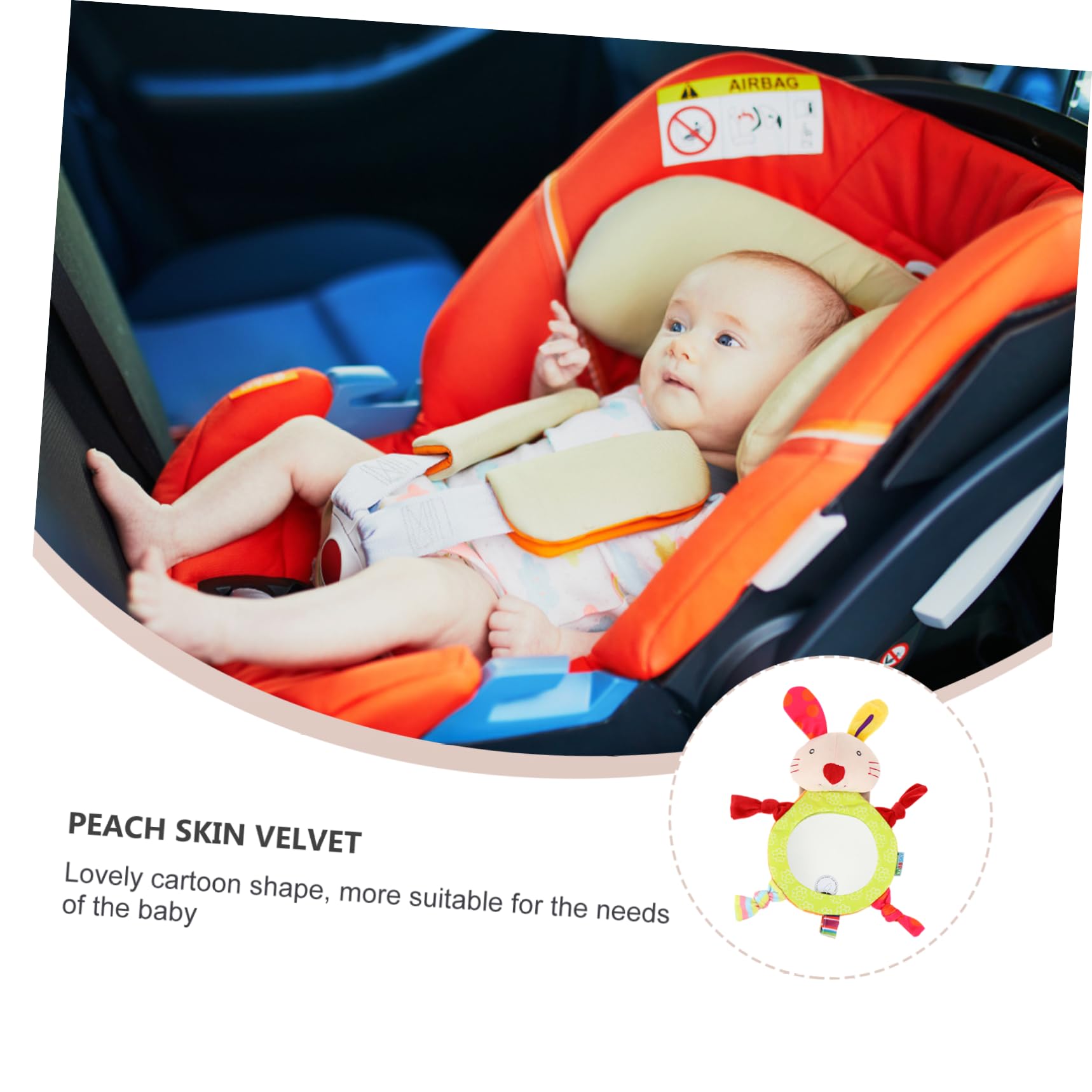 HEMOTON Neonato Specchio Di Sicurezza Per Auto Neonato Specchio Di Osservazione Auto io Di Osservazione io Di e io Di e