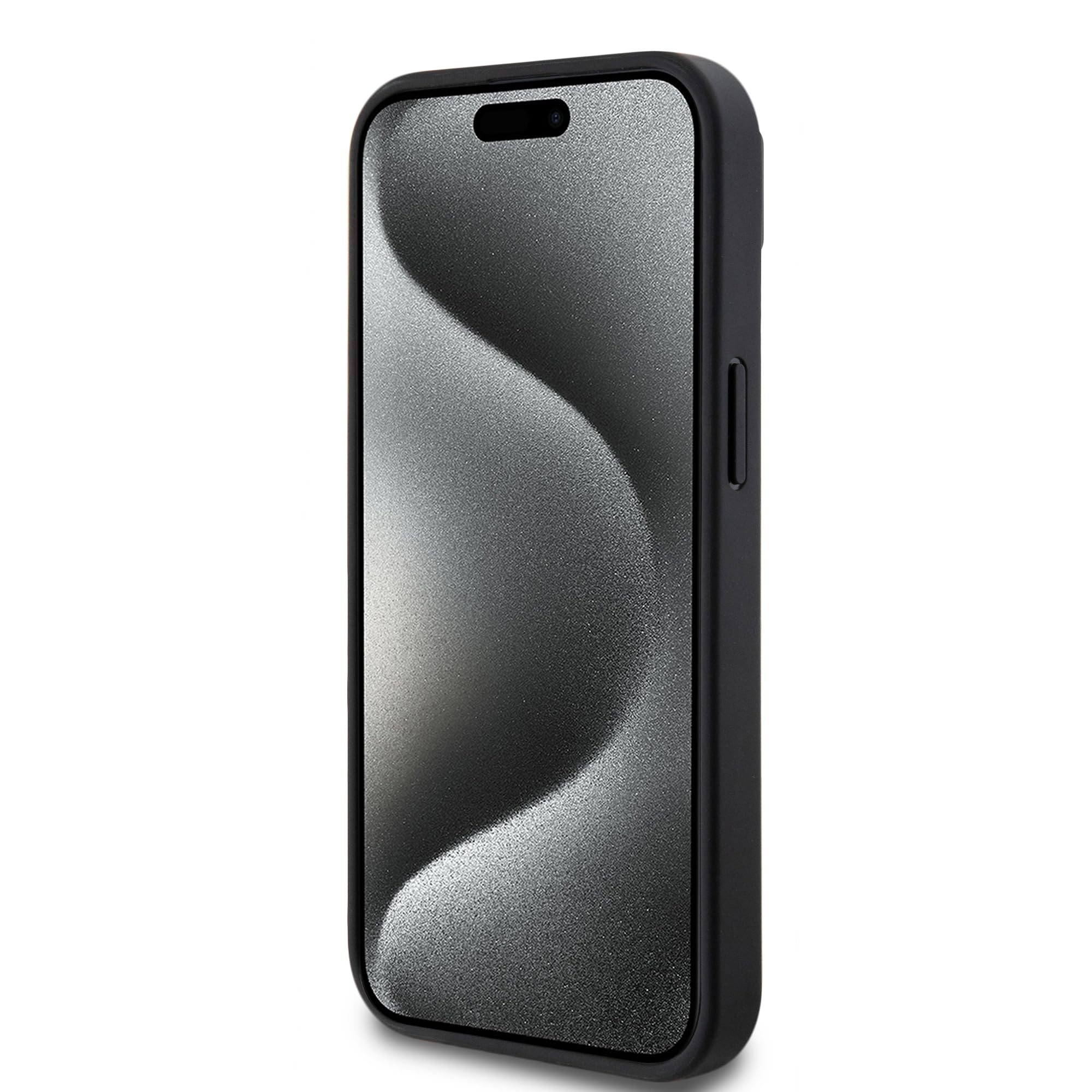 CG MOBILE Lacoste LCHMP15SPVCK - Custodia rigida per iPhone 15/14/13 6.1", colore: Nero