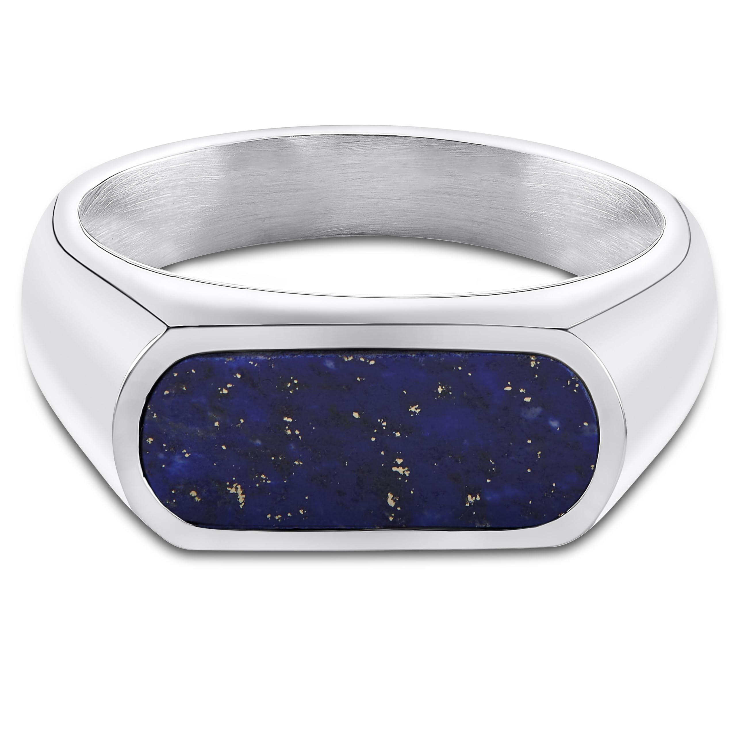 Arkai by Trendhim Siegelring Herren | Sigelring aus Edelstahl mit Naturstein | Dänisches Design | Ausdrucksstarker Männerschmuck für Alltag & Anlass
