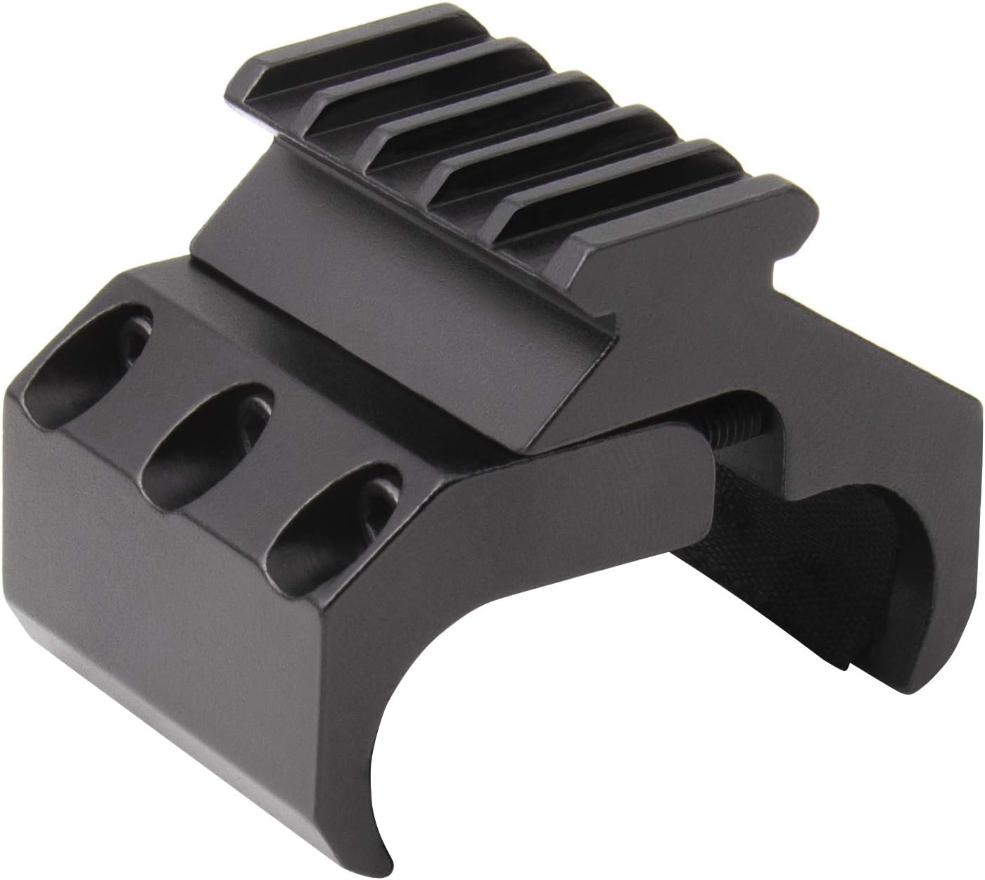 Laser&Flashlight Mount, Barrel Clamp Mount with Standard Rail for 7,8Gauge Magazine Tubes