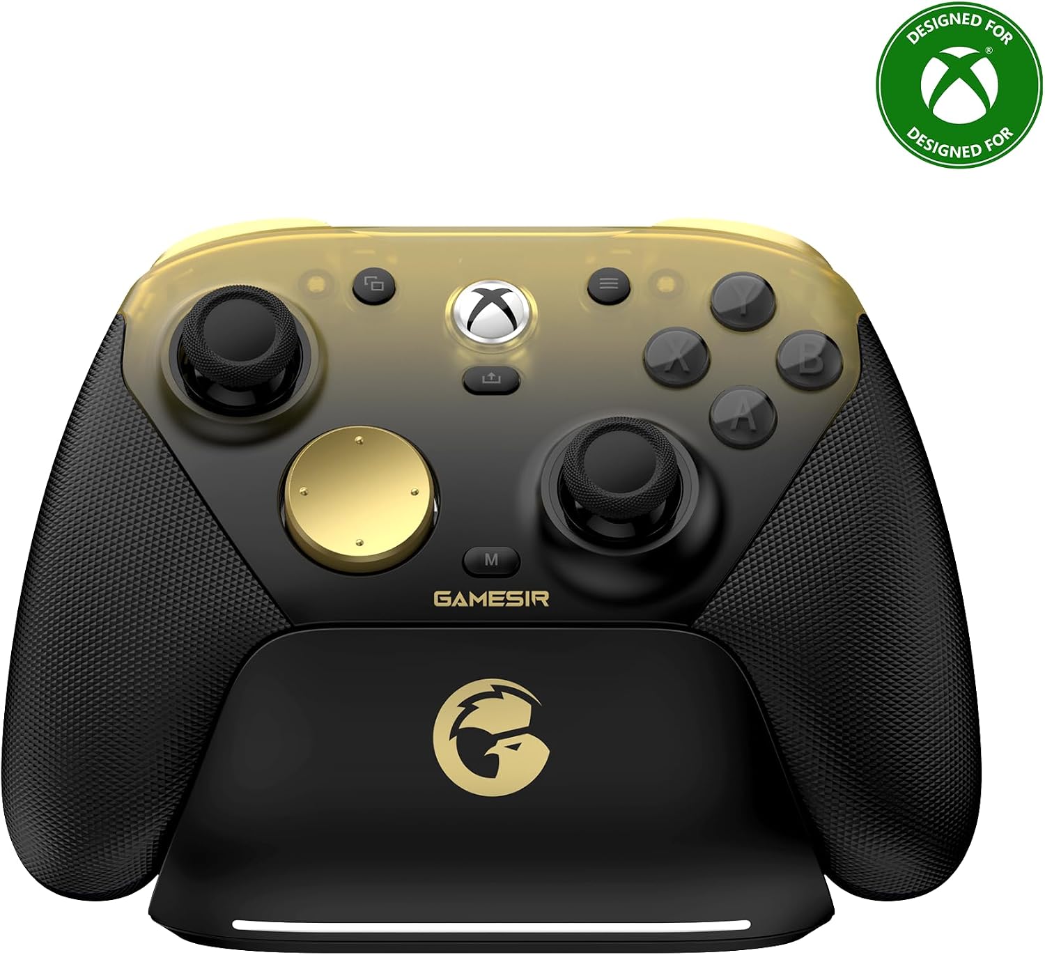 GameSir G7 Pro Wired Controller for Xbox Series X|S, Xbox One, Wireless Gamepad for PC&Android with TMR Sticks, Hall Effect Analog Triggers, 1000Hz Polling Rate, 3.5mm Audio Jack - Golden